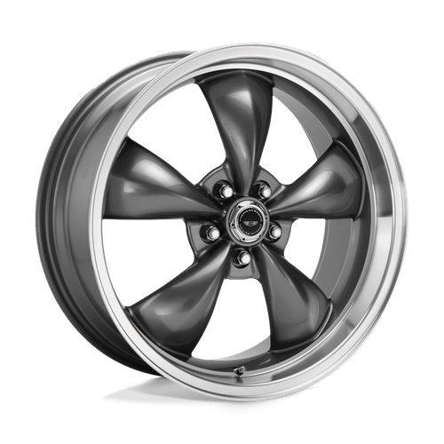 American Racing AR105 TORQ Thrust M Cast Aluminum Wheel - Anthracite With Machined Lip