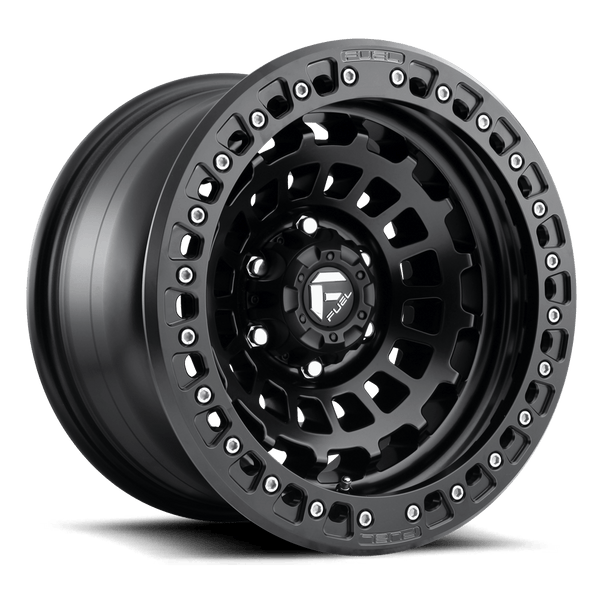 Fuel D101 Zephyr BL Cast Aluminum Wheel - Matte Black