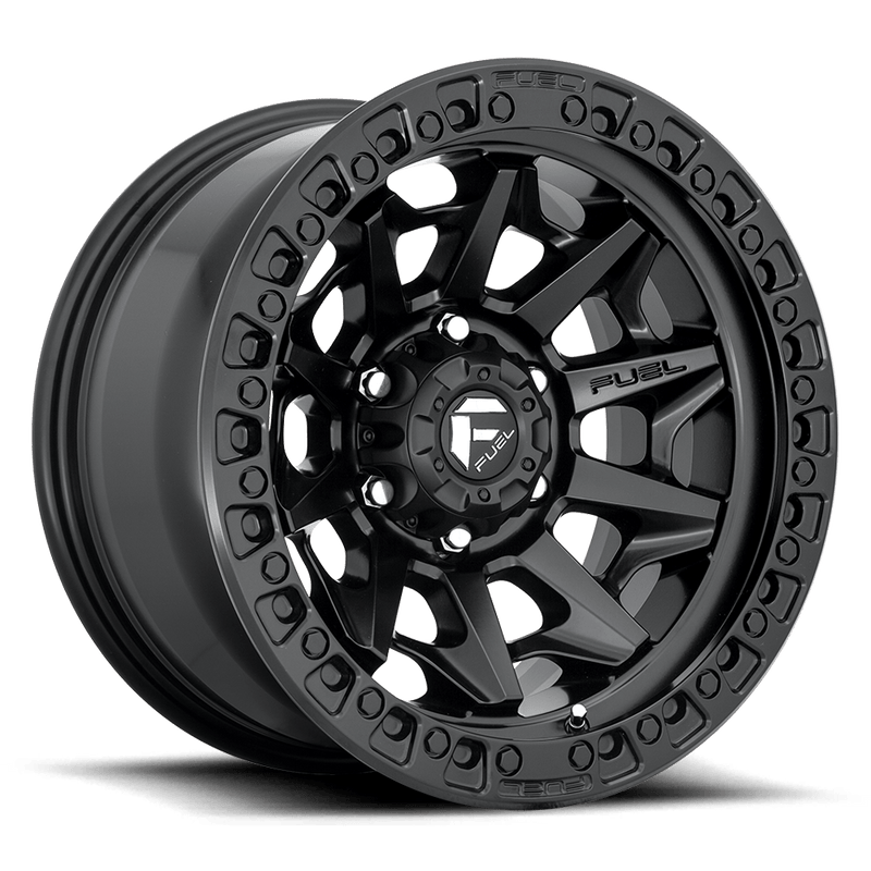 Fuel D114 Covert BL Cast Aluminum Wheel - Matte Black