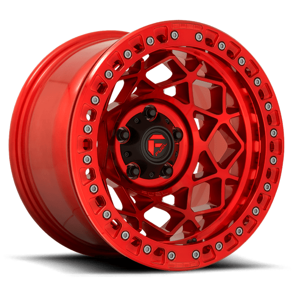 Fuel D121 Unit Beadlock Cast Aluminum Wheel - Candy Red