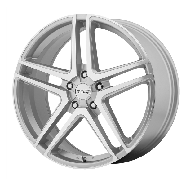 American Racing AR907 Cast Aluminum Wheel - Bright Silver With Machined Face