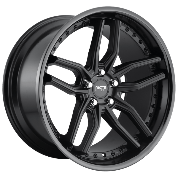 Niche M194 Methos Cast Aluminum Wheel - Gloss Black Matte Black
