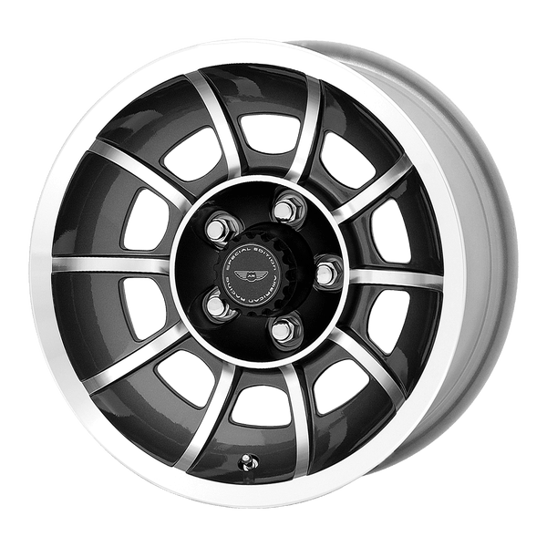 American Racing Vintage VN47 Vector Cast Aluminum Wheel - Anthracite Machined VN4758561