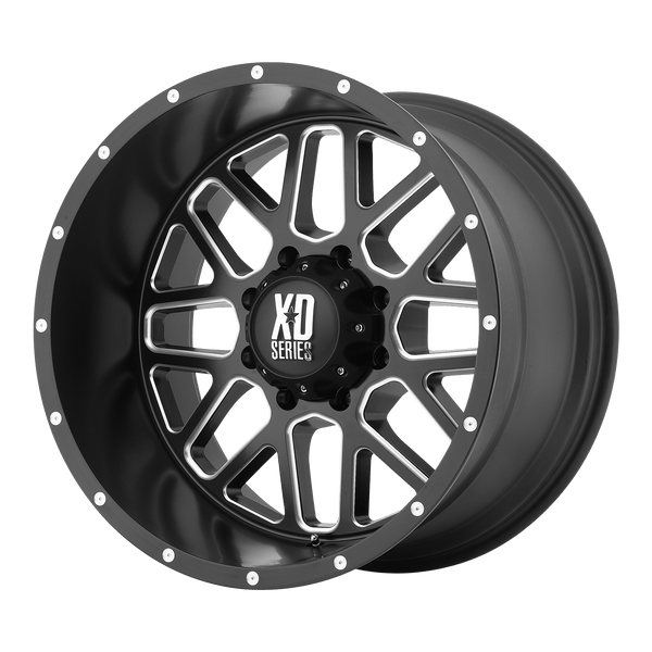 XD820 Grenade Cast Aluminum Wheel - Satin Black Milled