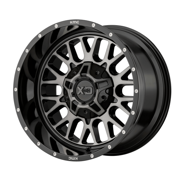 XD842 Snare Cast Aluminum Wheel - Gloss Black Gray Tint