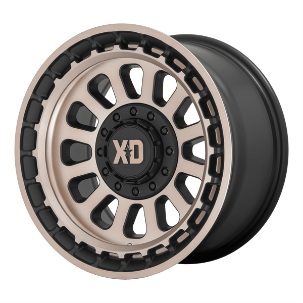 XD856 Omega Cast Aluminum Wheel - Satin Black With Bronze Tint