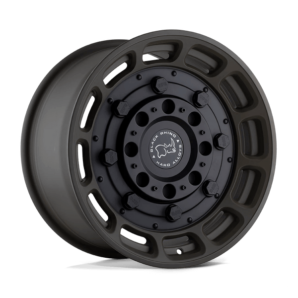 Black Rhino Warthog Cast Aluminum Wheel - Matte Olive Drab Green With Black Center